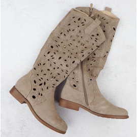 Botas a puesta en gamuza S.Barski Hy51-176 Brown marrón 1