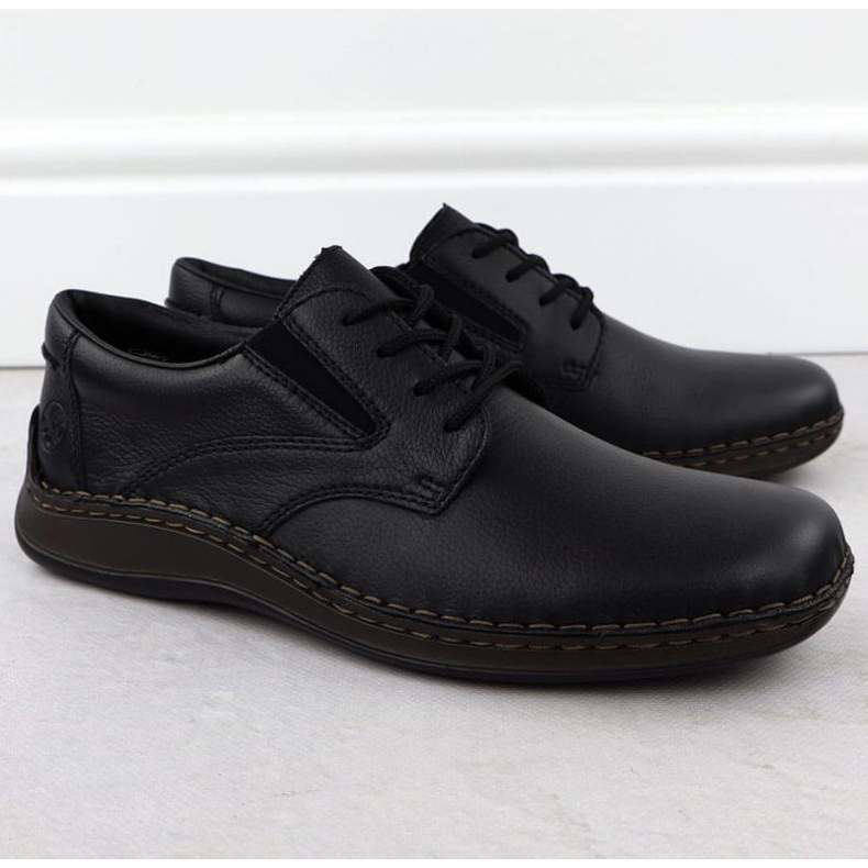 Zapatos para hombres rieker 05211-00 negro 1