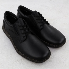 Zapatos para hombres rieker 05211-00 negro 2