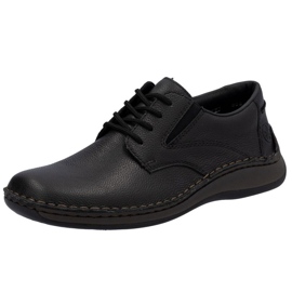 Zapatos para hombres rieker 05211-00 negro 5
