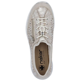 Rieker L32P6-90 Silver Openwork Sports Shoes plata 8