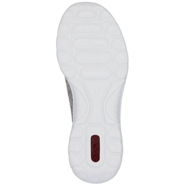 Rieker L32P6-90 Silver Openwork Sports Shoes plata 9