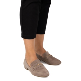 Ivbut Bombas para mujeres polacas 1625/1 Beige oscuro 3