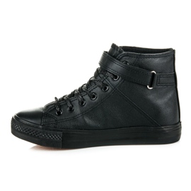 Seastar zapatillas altas con cordones negro 3