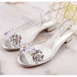 Sandalias sabatina sab126a de panelescuenta plata 3