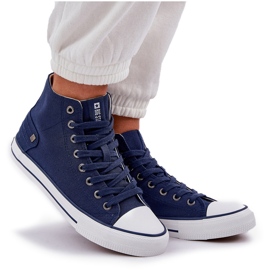 Zapatillas de deporte altas femeninas Big Star DD274333 Navy Blue azul 9