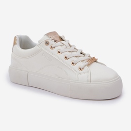Zapatillas de deporte femenino Big Star nn274211 White blanco 5