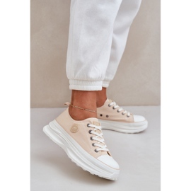 Big Star Zapatillas de deporte femeninas en la enorme única estrella nn274127 beige 2 Big Star Zapatillas de deporte femeninas en la enorme única estrella nn274127 beige 2