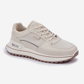 Zapatillas de deporte femenino Big Star nn274a088 beige ligero 4