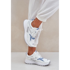Big Star Zapatos deportivos femeninos grandes estrellas nn274a094 sistema de alta poli sistema blue-azul blanco 3