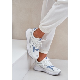 Big Star Zapatos deportivos femeninos grandes estrellas nn274a094 sistema de alta poli sistema blue-azul blanco 5