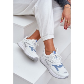 Big Star Zapatos deportivos femeninos grandes estrellas nn274a094 sistema de alta poli sistema blue-azul blanco 6