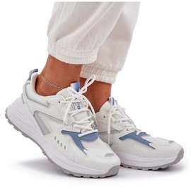 Big Star Zapatos deportivos femeninos grandes estrellas nn274a094 sistema de alta poli sistema blue-azul blanco 9