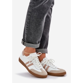 Zapatillas de piel beige de cuero Zazoo N1068 de cuero 1