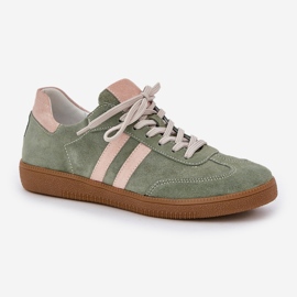 Zazoo N1068 Suede Green Women's Green Wekers verde 5