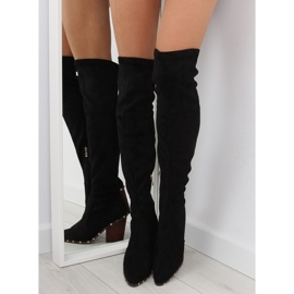 Botines negros de tacón 9125 negro 3