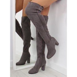 Gris Botas mosqueteras T062 gris 1
