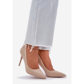 Classic Eco Simonable High Heels beige 1