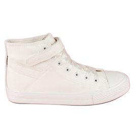 Seastar zapatillas altas con cordones blanco 2