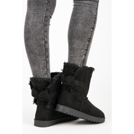 Mukluki de ante con lazo negro 1 Mukluki de ante con lazo negro 1