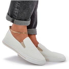 Zapatillas de zapatillas de zapatillas de zapatillas de cuero ecológicas con beige ligero 9
