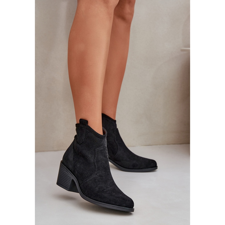 Botas de vaquero para condimentamiento ecológico oliazowe s.barski hy51-061 negro 2