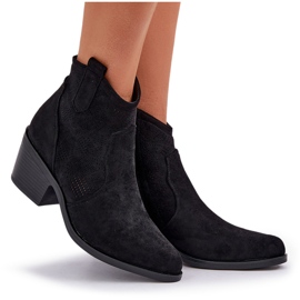 Botas de vaquero para condimentamiento ecológico oliazowe s.barski hy51-061 negro 9