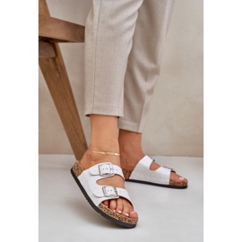 Material se divide en una suela de corcho con abrazaderas de gris claro blanco 2 Material se divide en una suela de corcho con abrazaderas de gris claro blanco 2