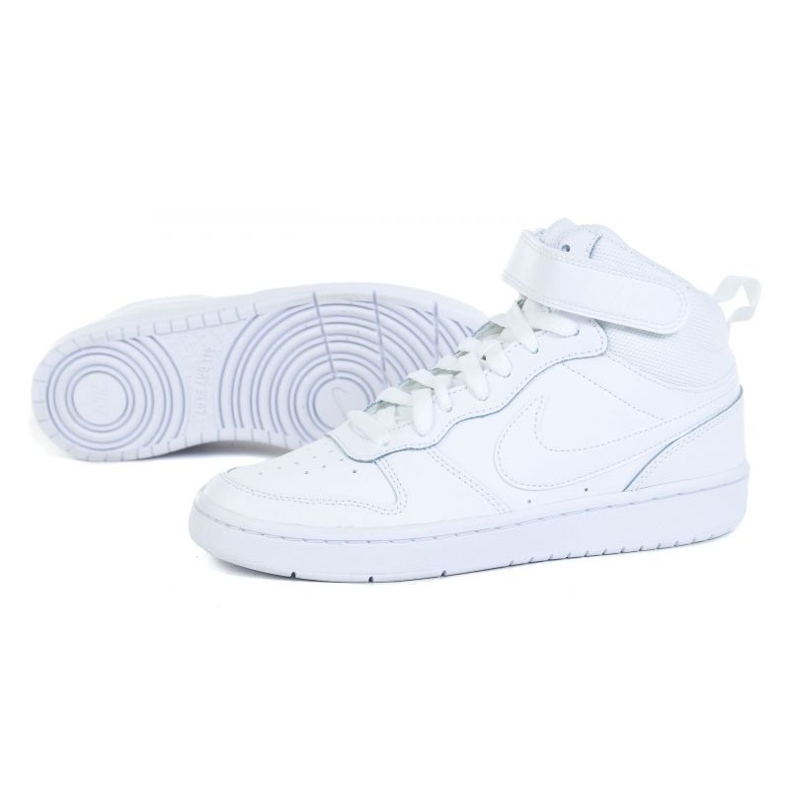 Nike Court Borough Mid 2 (GS) CD7782-100 Zapatos blancos 1