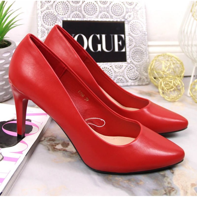 Sergio Leone Sk379e Heels Red rojo 2