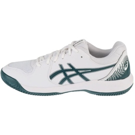ASICS gel-dedicate 8 arcilla 1041a448-104 zapatos de tensión blanco 1
