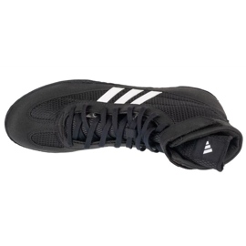Adidas Combat Speed ​​4 IG2020 Zapatos de boxeo Negro 2