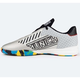 Zapatos de fútbol Munich Rondo Olympix en 4770014 plata 1