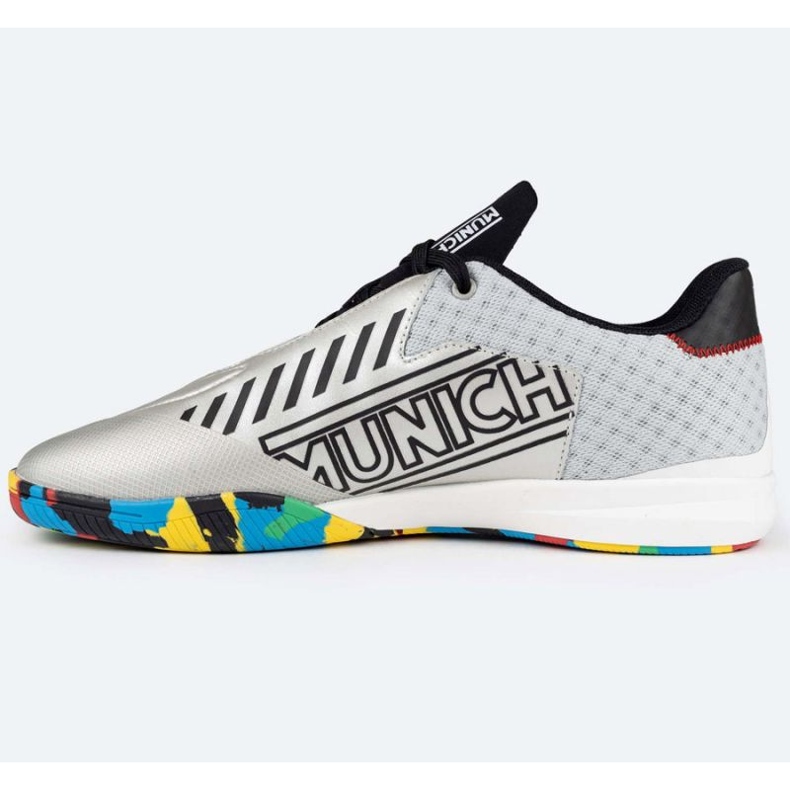 Zapatos de fútbol Munich Rondo Olympix en 4770014 plata 1 Zapatos de fútbol Munich Rondo Olympix en 4770014 plata 1