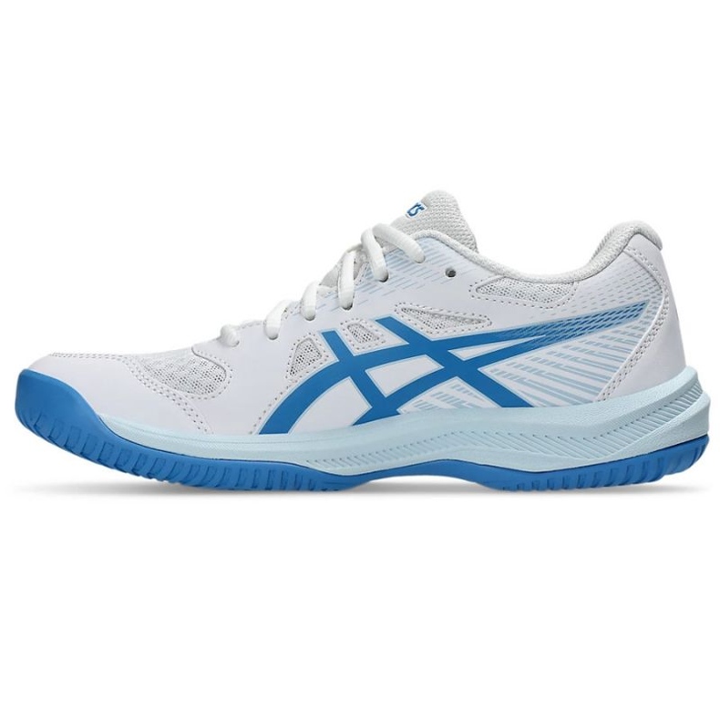 ASICS UPCURT 6 1072A107 101 zapatos de voleibol blanco 1 ASICS UPCURT 6 1072A107 101 zapatos de voleibol blanco 1