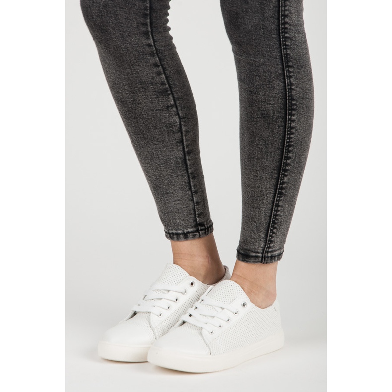 Deportivas caladas blanco 1