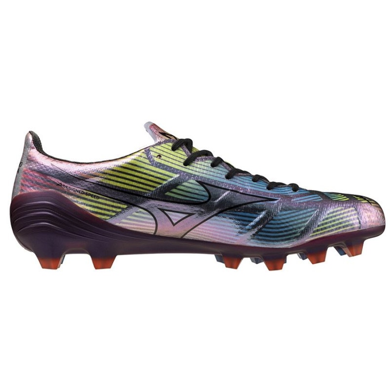 Mizuno Afla II Japón FG P1GA256001 Zapatos de fútbol plata 1
