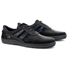 KOMODO Zapatos de cuero polaco 837k negro 4