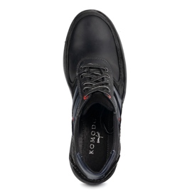 KOMODO Zapatos de cuero polaco 837k negro 8