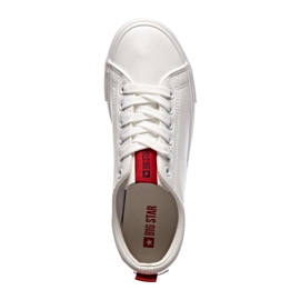 Zapatillas para mujeres zapatillas big star dd274685 blanco 3