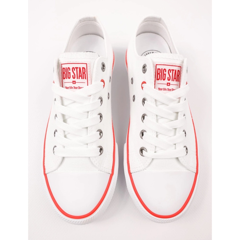 Zapatillas de deporte femenino Big Star nn274656 White blanco 2