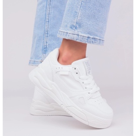 Zapatillas para mujeres zapatillas big star nn274667 blanco 1