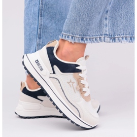 Zapatillas para mujeres zapatillas big star nn274a092 beige 7