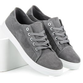 Deportivas caladas gris 3