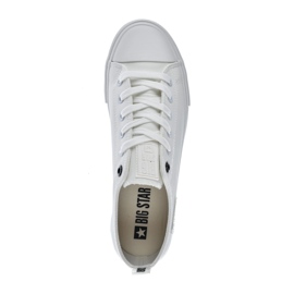 Zapatillas para hombres Big Star KK174008 White Shoes blanco 3