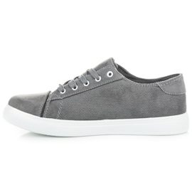 Deportivas caladas gris 5