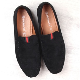 Mocasines McKeylor de ante M 2260 JAN208A negro 3