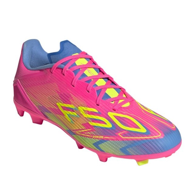 Adidas F50 League FG/MG IE1291 Zapatos de fútbol rosa 1