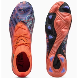 Puma Future 8 Match Creativity FG/AG 108431-01 Zapatos de fútbol naranja 2