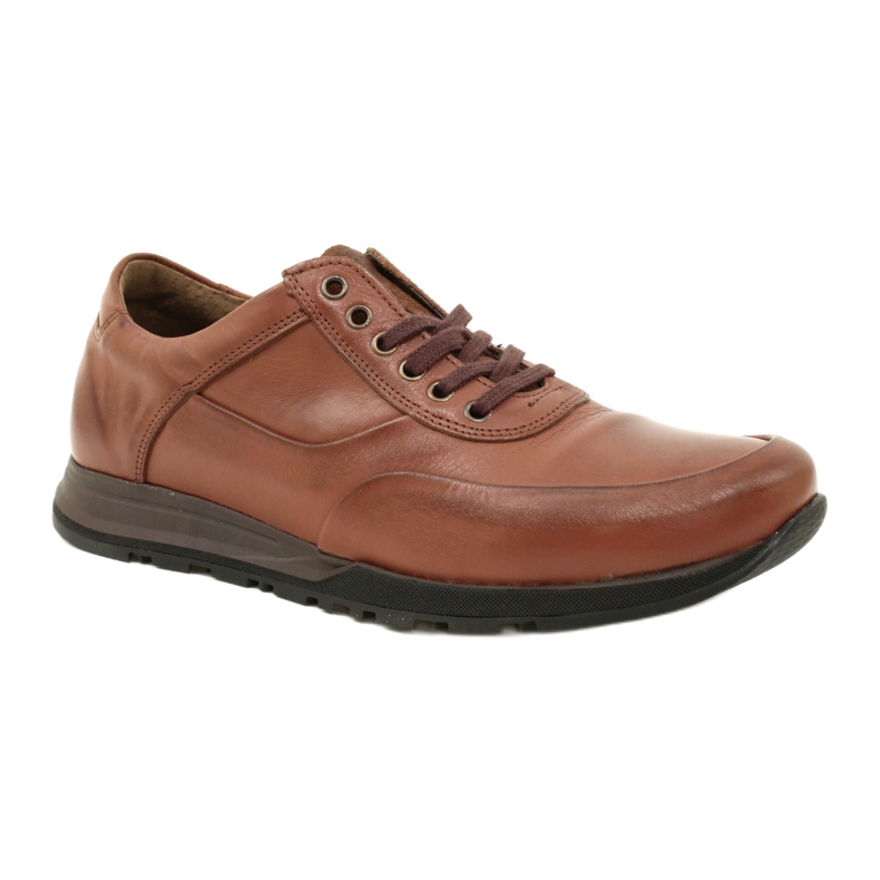 Olivier Zapato casual hombre piel 902KNT marron marrón 2